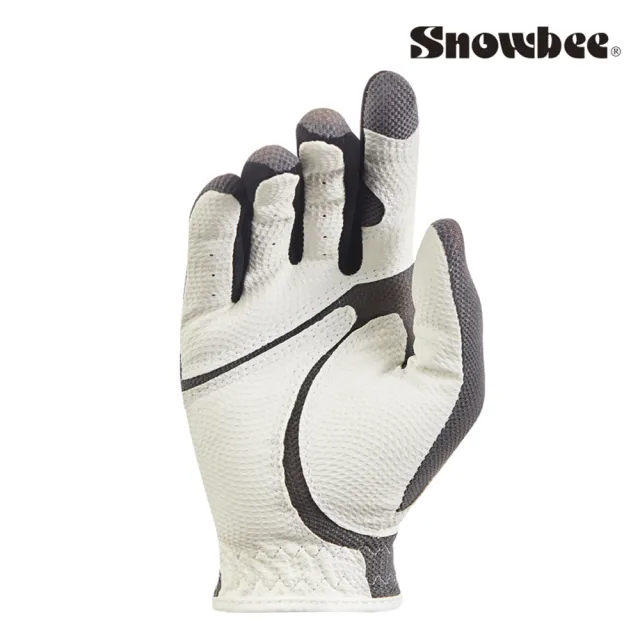 【Snowbee 司諾比】男士英倫典雅PU手套右手(高爾夫手套 防滑耐磨高球手套)