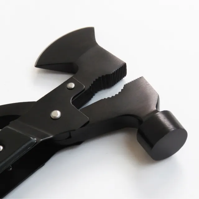 【Horizon 天際線】萬夫莫敵黑化野營工具斧 Blazer Hammer(多功能萬用斧/迷你402不鏽鋼斧)