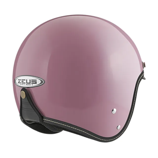 【ZEUS】速-ZS-388 素色 半罩式安全帽 內藏墨鏡(法國粉紅)