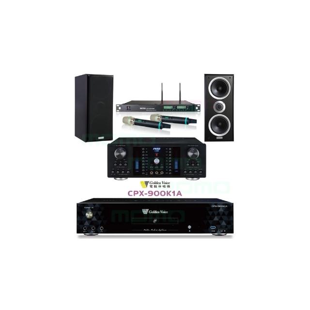 【金嗓】K1A+FNSD A-380N+ACT-8299PRO++W-26B(6TB伴唱機+綜合擴大機+無線麥克風+桌上型喇叭)