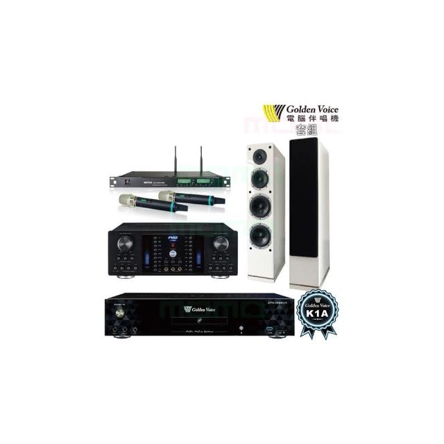 【金嗓】K1A+FNSD A-380N+ACT-8299PRO++AS-168 黑(6TB點歌機+卡拉OK綜合擴大機+無線麥克風+落地式喇叭)