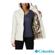 【Columbia 哥倫比亞 官方旗艦】女款-Omni-Heat Infinity 金鋁極暖連帽外套-米白(UWR71020BG / 2022年秋冬)