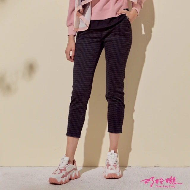 JIN HWA 今譁 簡約舒適棉質釦子造型闊腿八分寬褲T65