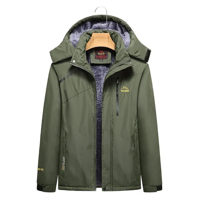 【米蘭精品】現貨+預購 衝鋒衣連帽夾克(加絨保暖防水登山男女衝鋒外套10色74db58)