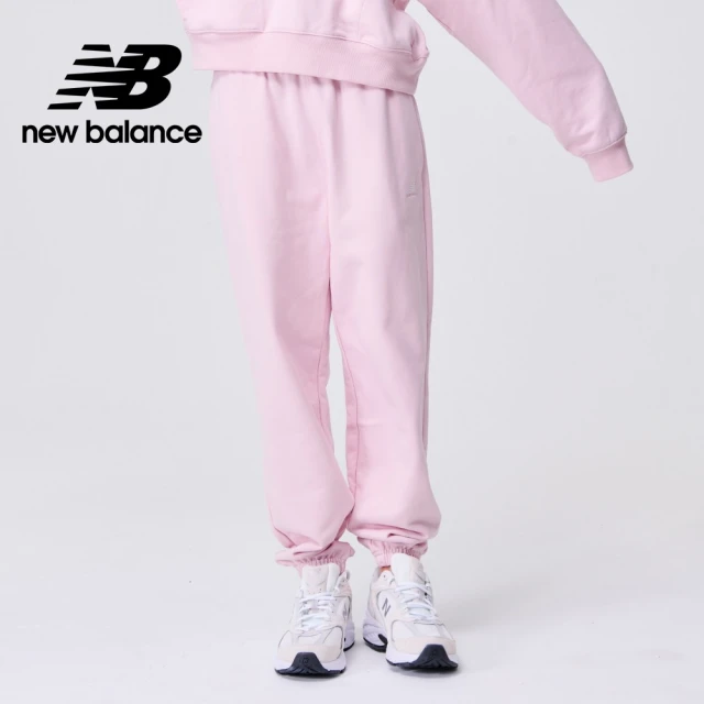 NEW BALANCE NB 鬆緊縮口棉長褲_女裝_粉色_AWP31503SOI(亞版 版型正常)