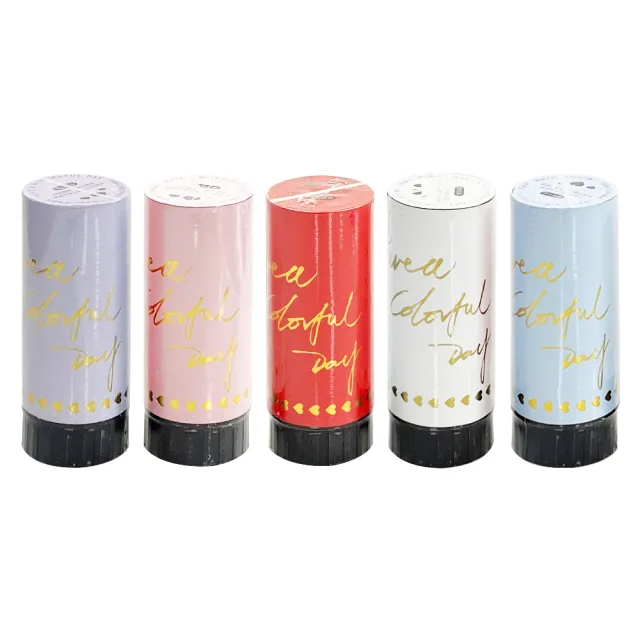 手持小禮炮 3入組(拉炮 彩花 畢業 禮炮 婚禮 開幕 生日 彩紙禮炮拉炮)