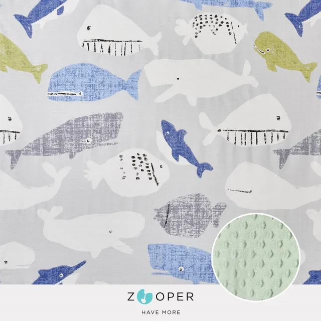 【Zooper】舒眠雲豆毯（S）(推車 汽座 毯子 被子 被毯 兩面用)