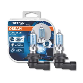 【Osram 歐司朗】酷藍光汽車燈泡5000K 9006 2入(車麗屋)