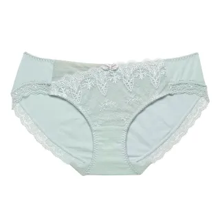 【SAVVY 莎薇】魔力推推 M-3L中低腰三角褲 AB4628搭配內褲-AS2108F5(尤加利葉灰)