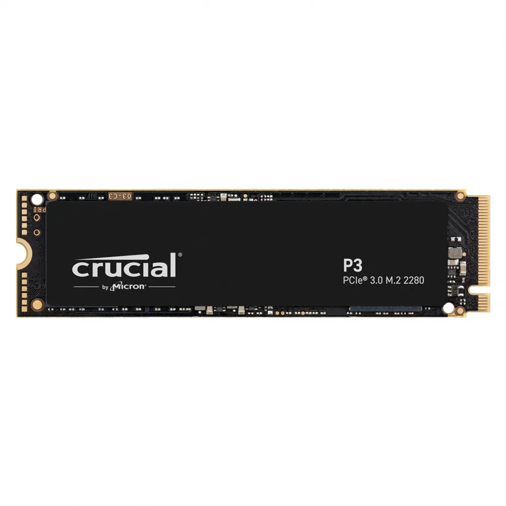 【Crucial 美光】P3 2TB M.2 2280 PCIe 3.0 ssd固態硬碟 (CT2000P3SSD8) 讀 3500M/寫 3000M