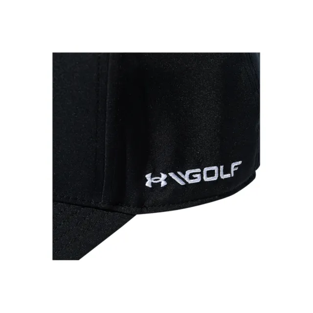 【UNDER ARMOUR】Golf96棒球帽 男 休閒帽 黑(1361547-001)