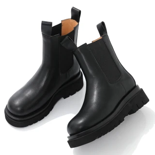 【DIANA】4 cm防潑水密織布綁帶側拉鍊軍靴-率性簡約(黑)