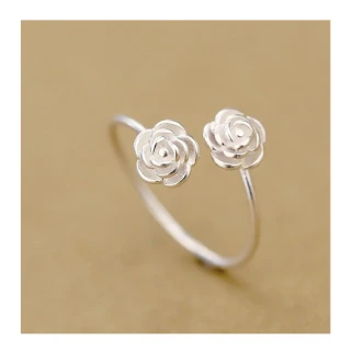 【HERA 赫拉】唯美玫瑰花戒指 H111122803(飾品)