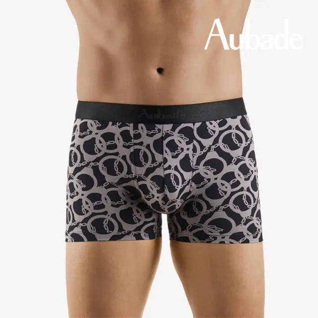 【Aubade】長版頂級莫代爾棉 彈性四角男褲 平口褲(多款-2222.25)
