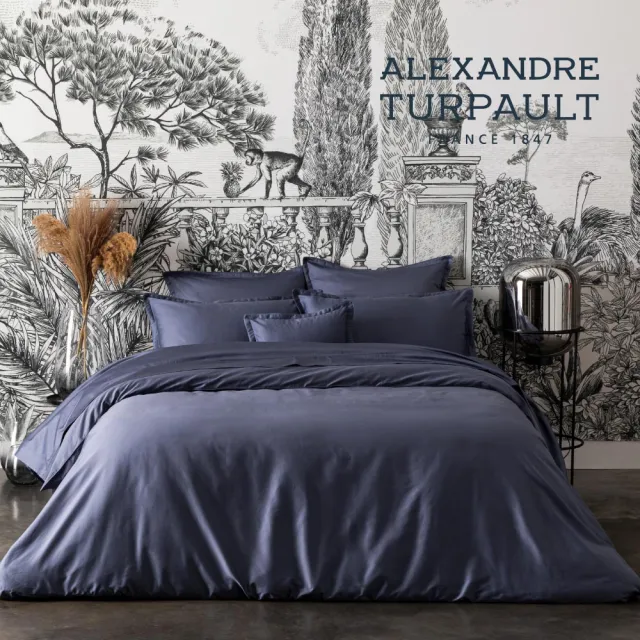 【Reve】Alexandre Turpault Teophile 素色有機棉特大床包(特大210x180cm)