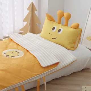 【HAOKUANXI 好關係】兒童睡袋-黃色鹿鹿傑瑞(睡袋 幼兒園睡袋 露營睡袋保暖睡袋)