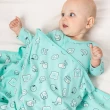 【Purebaby】Little Green & Co. 嬰兒有機棉薄毯 包巾(新生兒棉毯  天然親膚有機棉)