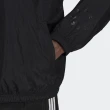 【adidas 愛迪達】BLD FB WVN TT 男 立領 外套 運動 經典 LOGO 休閒 國際版 寬鬆 黑(HE2952)