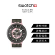 【SWATCH】BIG BOLD 系列手錶 MISTY CLIFFS 迷霧粉紅 男錶 女錶 瑞士錶 錶(47mm)