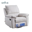 【Cheers 芝華仕】頭等艙 科技布 手動搖椅可旋轉單人沙發 8908A 月光白