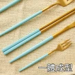 【邸家 DEJA】歐風四件套餐具組-Tiffany藍(餐刀、餐叉、餐勺、筷子)