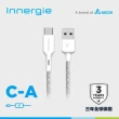 【Innergie】C-A USB-C對USB充電線 白 1.8M(三年全球保固)