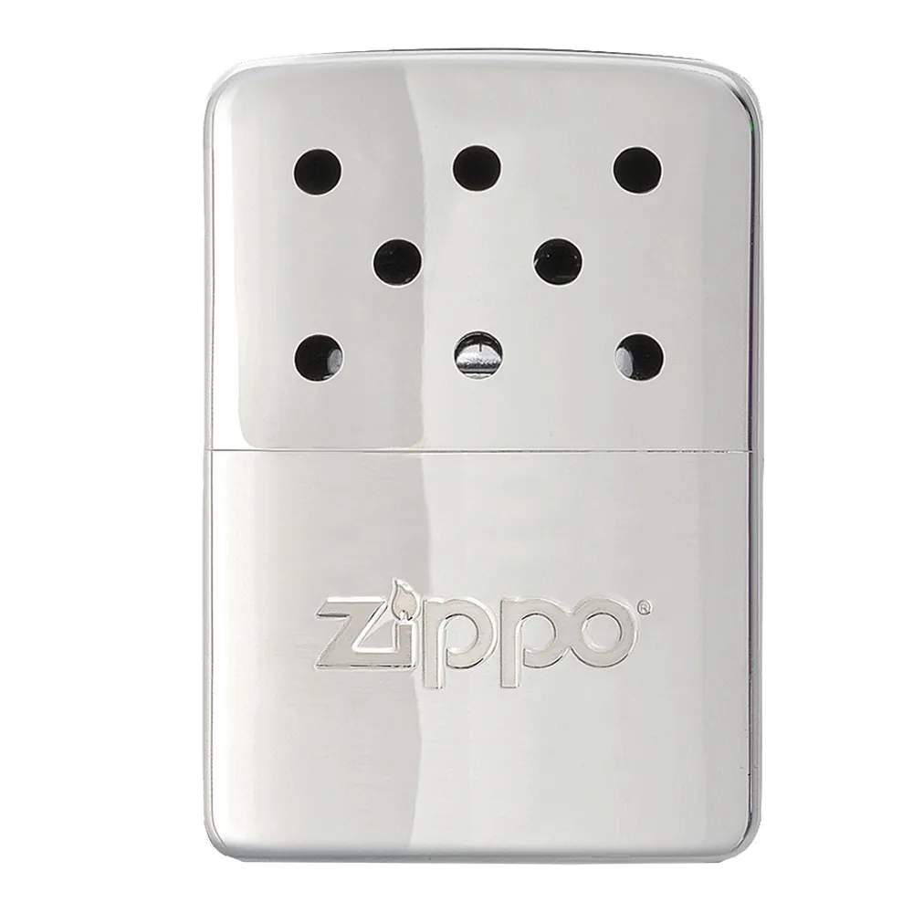 【Zippo官方直營】暖手爐 懷爐-小型銀色6小時＋125ML Zippo專用油(暖手爐 懷爐)