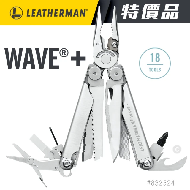 Leatherman 特價品 Wave Plus 工具鉗-銀色(832524)