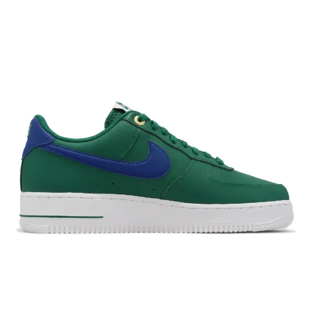 NIKE 耐吉 休閒鞋 Air Force 1 07 LV8 綠 藍 白 AF1 40周年 男鞋 小勾(DQ7658-300)