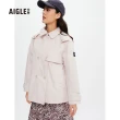 【AIGLE】女 防水透氣短版風衣(AG-2P204A138 淺卡其)