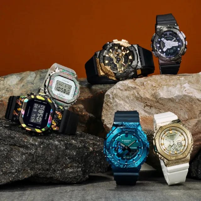 CASIO 卡西歐】G-SHOCK 40周年冒險家寶石系列方解石(GM-114GEM