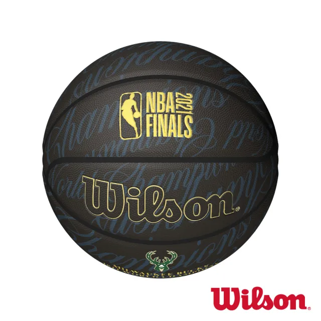 【WILSON】NBA 公鹿隊 限量冠軍紀念球 合成皮 籃球(7號球)
