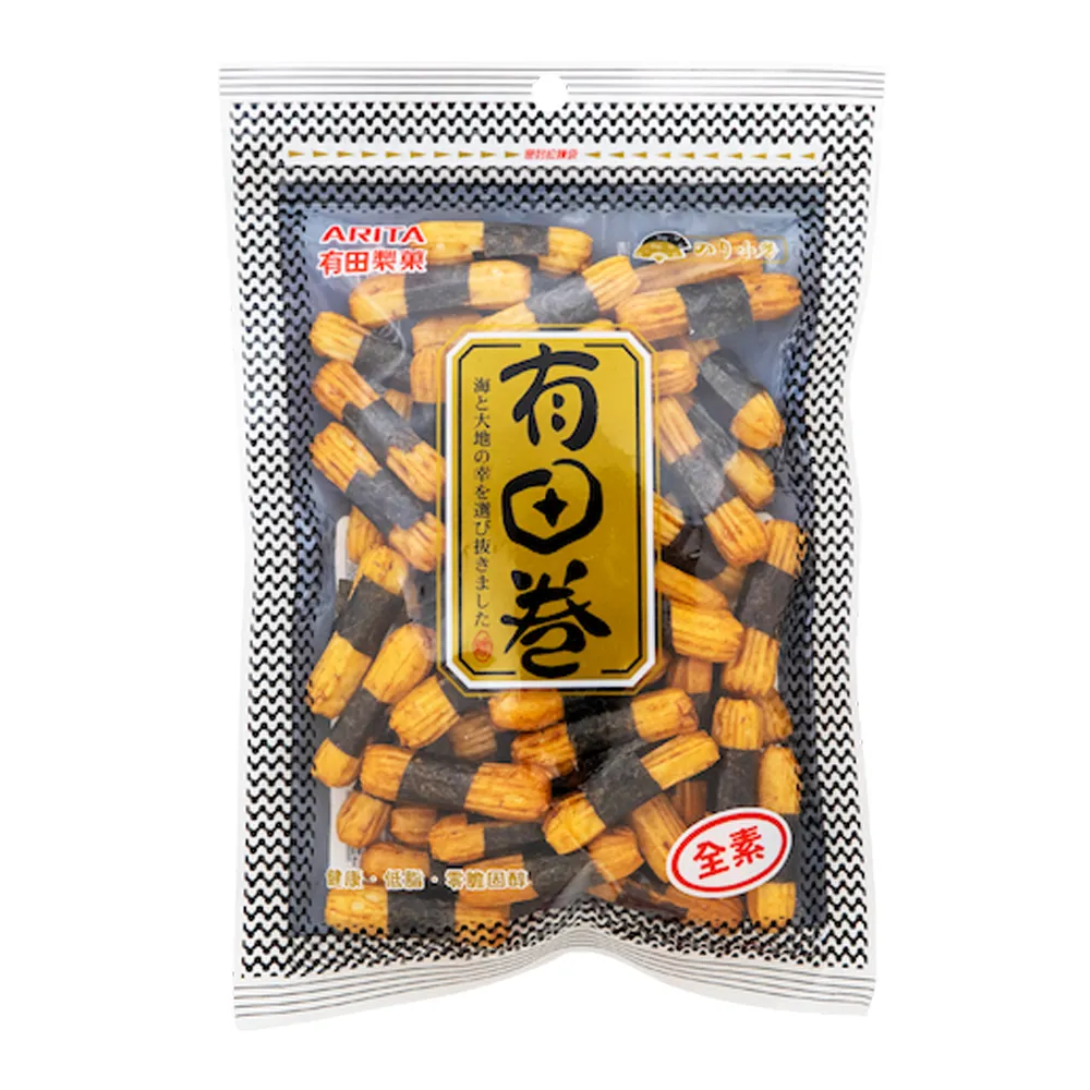 【有田製果】海苔小卷便利包 50gX3包(米果 全素)