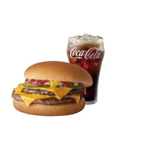 【麥當勞】雙層牛肉吉事堡+中杯可樂(即享券)