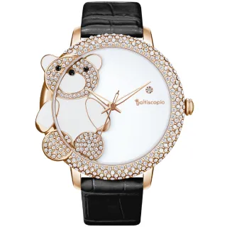 【Galtiscopio 迦堤】GATER 寵愛小熊系列 優雅腕錶 / 42mm 新年禮物 推薦 送禮(GABRGS001BLS)