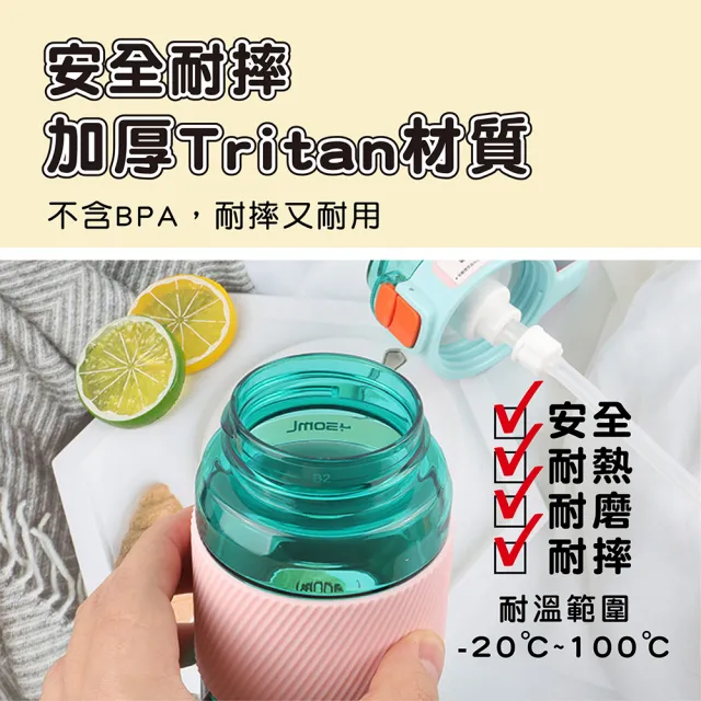 【Mua 姆兒選品】TKK美式鴨嘴兒童水壺兒童吸管水壺600ML(大容量水壺 兒童水杯 吸管水杯 運動水壺)