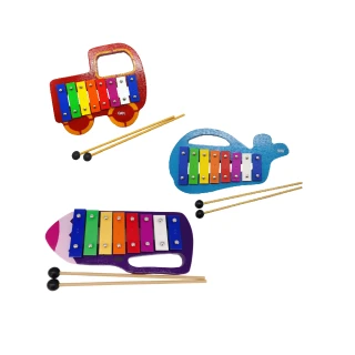 【OPPA】高音造型鐵琴 敲琴 C調八音 附帆布袋(幼兒教育 小樂器)