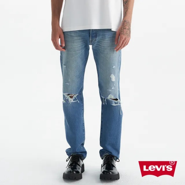 LEVIS】150週年紀念款重現1983年歷史設計男款501排釦直筒牛仔褲/ 精工