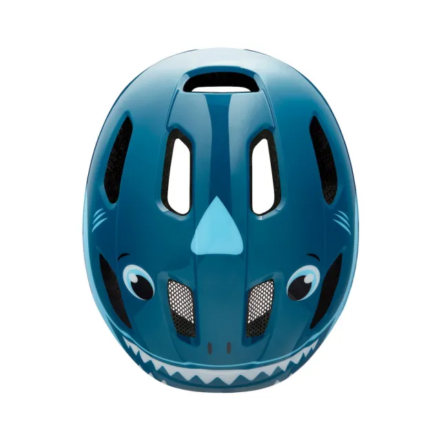 【LAZER】PNUT KinetiCore 幼童用 自行車安全帽 藍色鯊魚