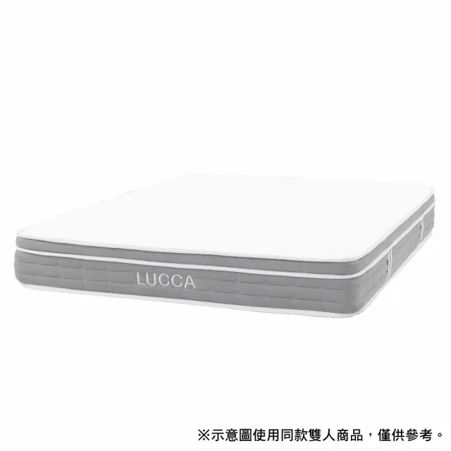 【NITORI 宜得利家居】◎獨立筒彈簧床 雙人加大床墊 LUCCA(獨立筒彈簧床 床墊 雙人加大床墊) 