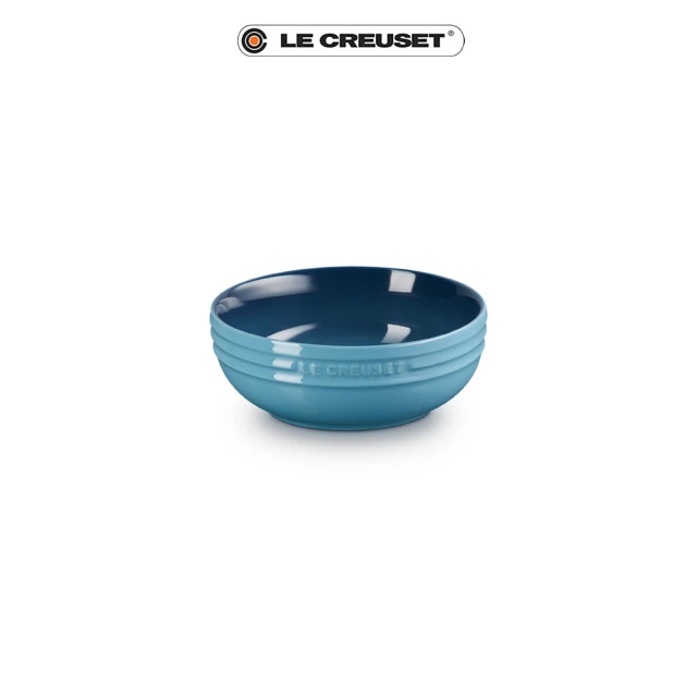 Le Creuset 瓷器輕虹霓彩系列深圓盤13cm(水手藍)