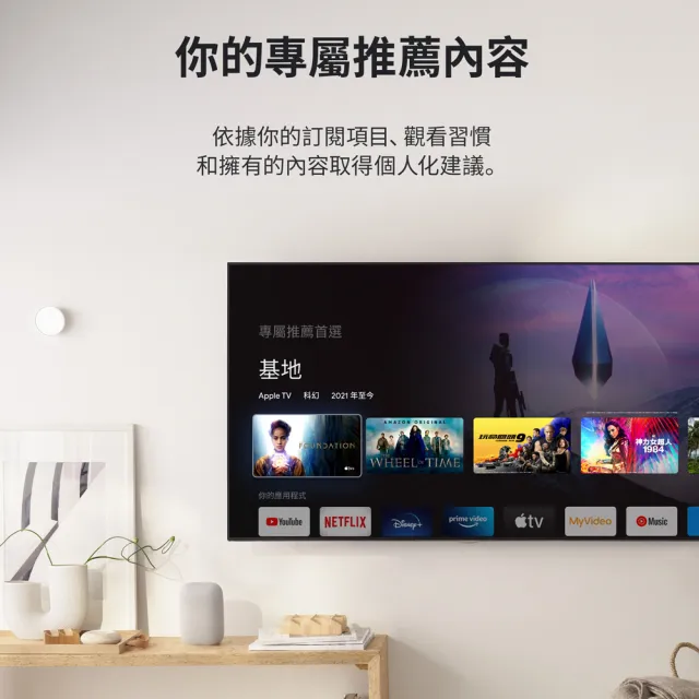 Google】Chromecast 支援Google TV HD 電視盒HD版本(支援Google TV