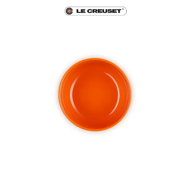 【Le Creuset】瓷器輕虹霓彩系列飯碗330ml(火焰橘)