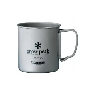 【Snow Peak】SP鈦金屬單層杯 600 MG-044R(MG-044R)