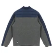 【PLAYBOY】異材質拼接保暖外套(藍色)
