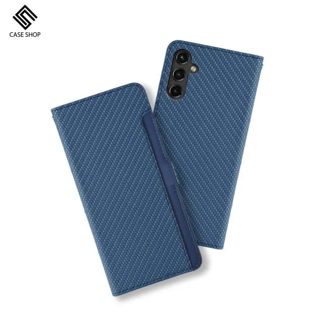 【CASE SHOP】Samsung A14 5G 前收納側掀皮套(隱藏收納功能)