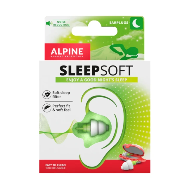 【ALPINE】SleepSoft 荷蘭進口 睡眠耳塞(無痛/隔音 全新公司貨)