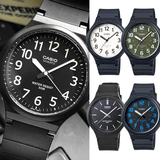 【CASIO 卡西歐】卡西歐大錶徑簡約石英錶-多款任選(公司貨全配盒裝)