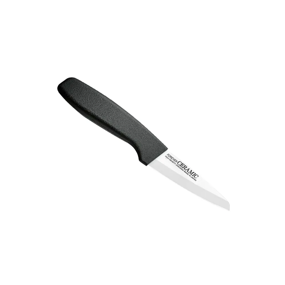 【FOREVER 鋒愛華】日本製造鋒愛華標準系列陶瓷刀9CM(白刃黑柄)
