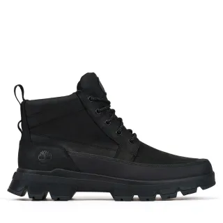【Timberland】男款黑色Originals Ultra全粒面皮革防水中筒靴(A44RH015)